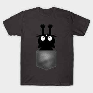 cool cat in a pocket T-Shirt